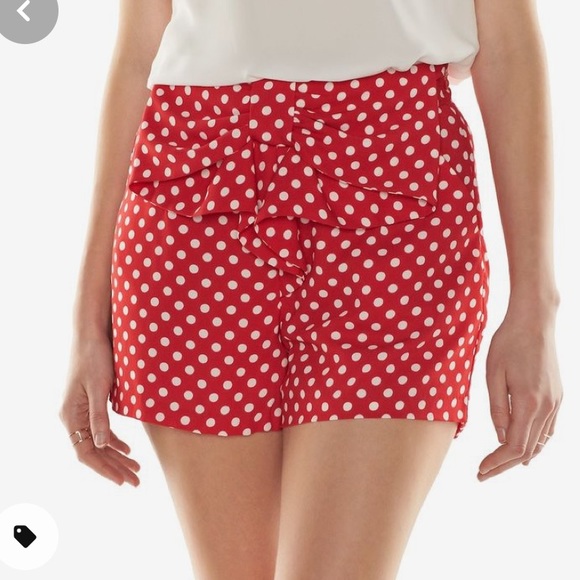 LC Lauren Conrad Pants - Disney Minnie Mouse LC Lauren Conrad Red Shorts